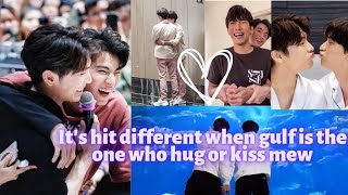 it's hit different when gulf is one who hug or kiss mew☀️🌻| Shy P'mew 🤭 | Mewsuppasit Gulfkanawut |