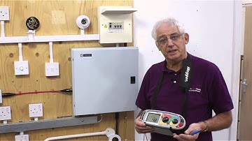QR code 11 -- Earth fault loop impedence test on a lighting circuit (Zs)