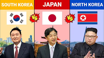 South Korea Vs Japan Vs North Korea || Country Comparison 2023 || Versus Kingdom