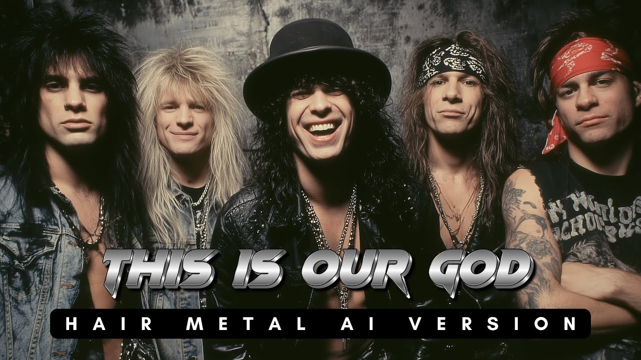 This Is Our God - 90’s Hair Metal Version (AI Worship)