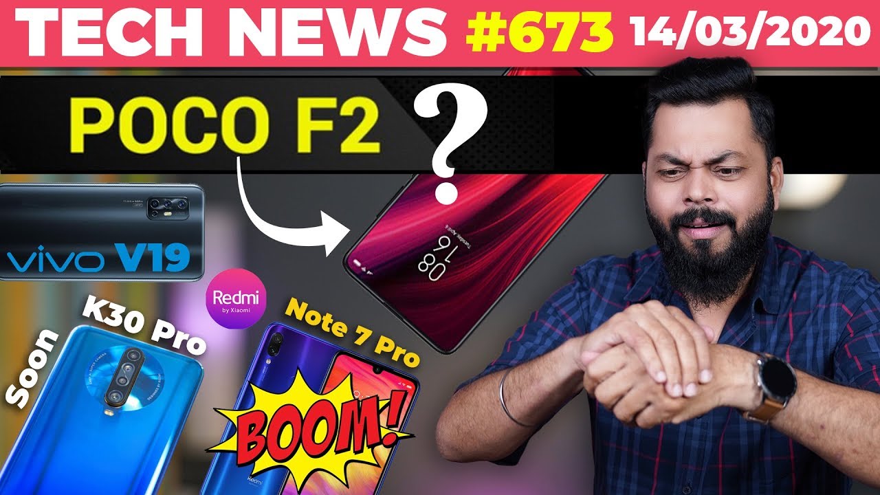 POCO F2 Teased?, Redmi K30 Pro Launch Soon,Redmi Note 7 Pro🧯🔥,vivo V19 Live Images,Pixel 5-