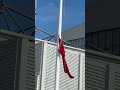 The Liverpool flag has been raised to half mast out of respect for Diogo Jota ❤️