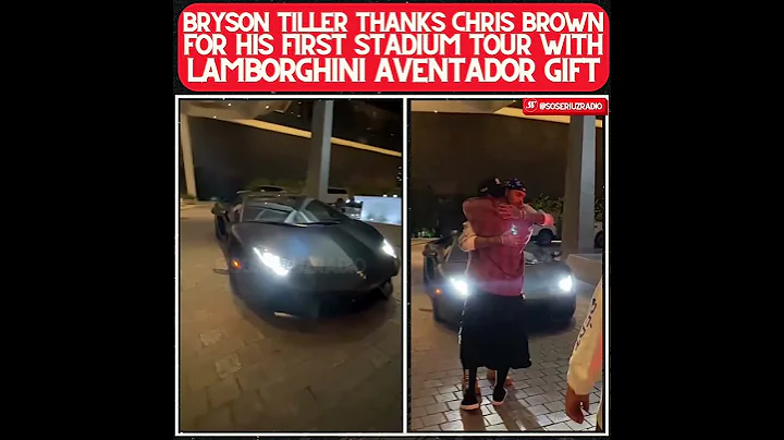 BRYSON TILLER GIFTS CHRIS BROWN A LAMBORGHINI FOR BRINGING HIM ON TOUR!!!