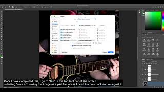 editing image - taylor guitar screenshot 5