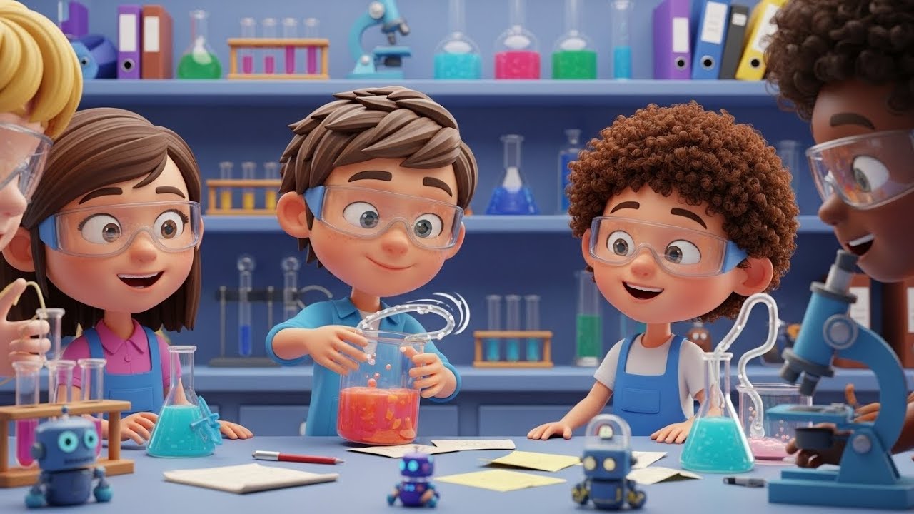 Little Scientist Lab Song for Kids | Science Song, Learning Song & Nursery Rhymes 🔬🧪🎶
