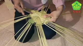 Cara membuat piring buah dari Lidi