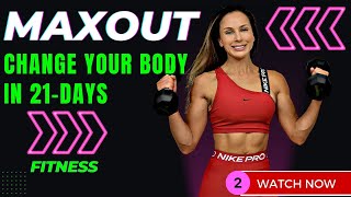 KILLER HIIT Workout - Low Impact Cardio, Strength and Pilates HIIT | 21-Day MAXOUT Challenge screenshot 5