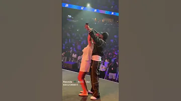 Kizz Daniel X Female Fan On Stage 