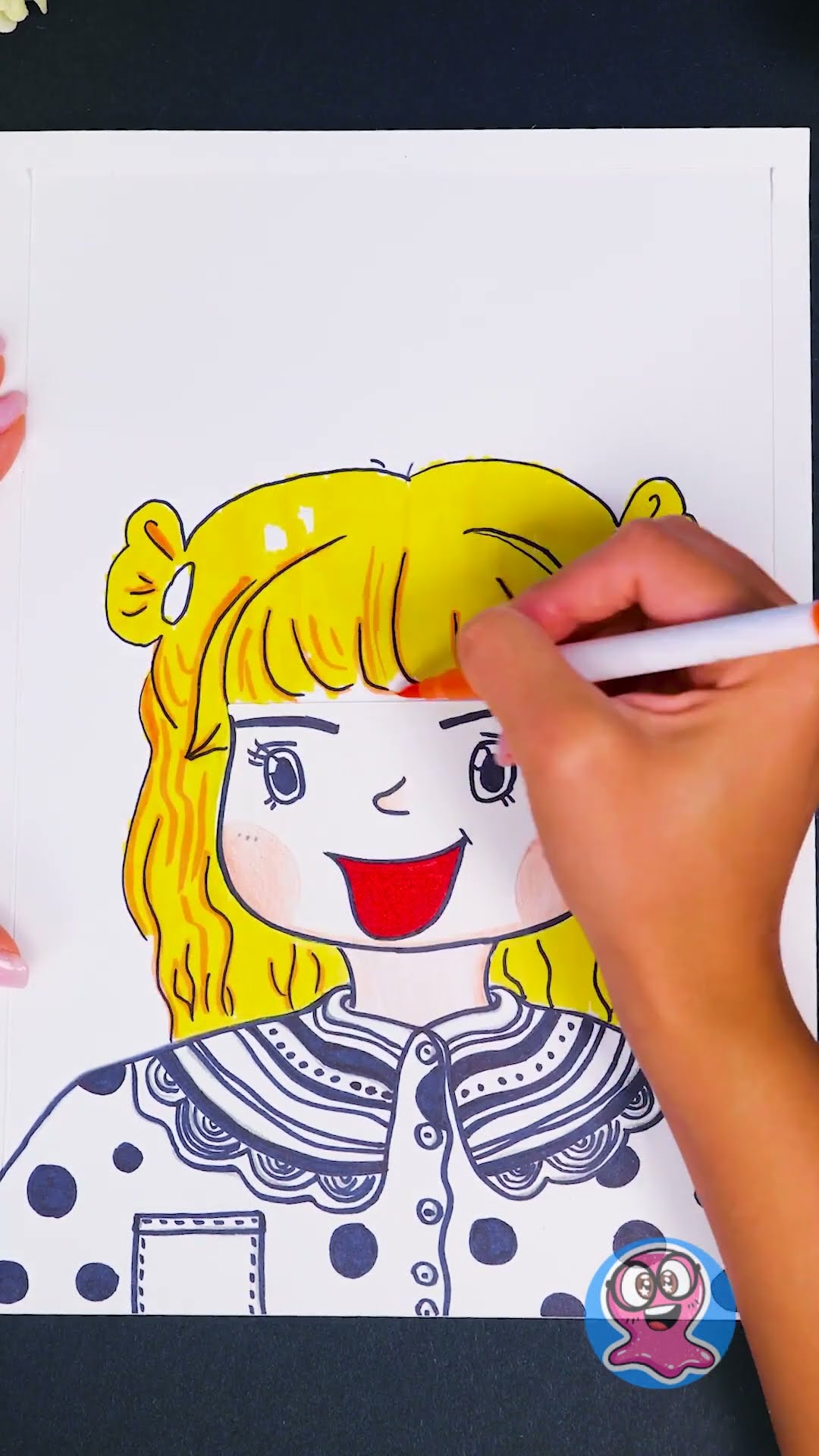 PEINADO PARA MUÑECA DE PAPEL ?‍ ?‍ ?‍♀️ #diy #arte #artesanía