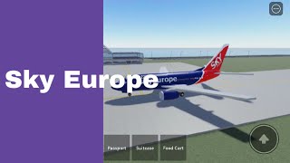 FLY ROBLOX Sky Europe From Paros Airport