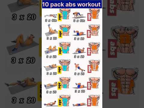 🔥 Six Pack Abs Workout at Home | 10 Minute Daily Abs Challenge 💪 #indianfitness #motivation #abs