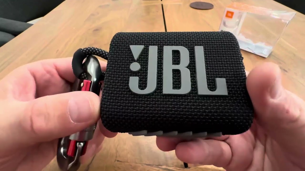 How to connect JBL GO3 Waterproof Bluetooth Speaker - YouTube
