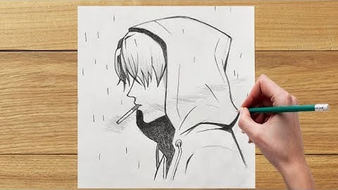 How to to draw anime boy || How to draw Mysterious boy step-by-step