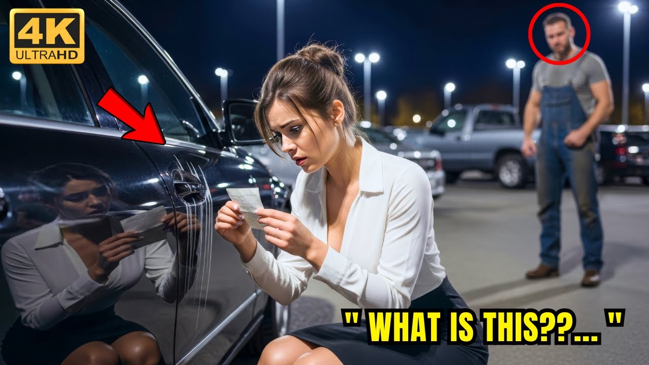 Бедный отец-одиночка оставил записку на поцарапанной машине, не зная, что она принадлежит самому ...