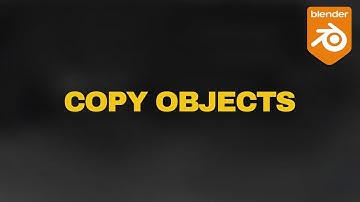 How to copy object in Blender