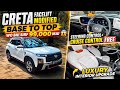CRETA FACELIFT BASE TO TOP MODIFIED IN JUST-99,000😱 30%DISCOUNT ON GENUINE PARTS✅#cretafacelift2025