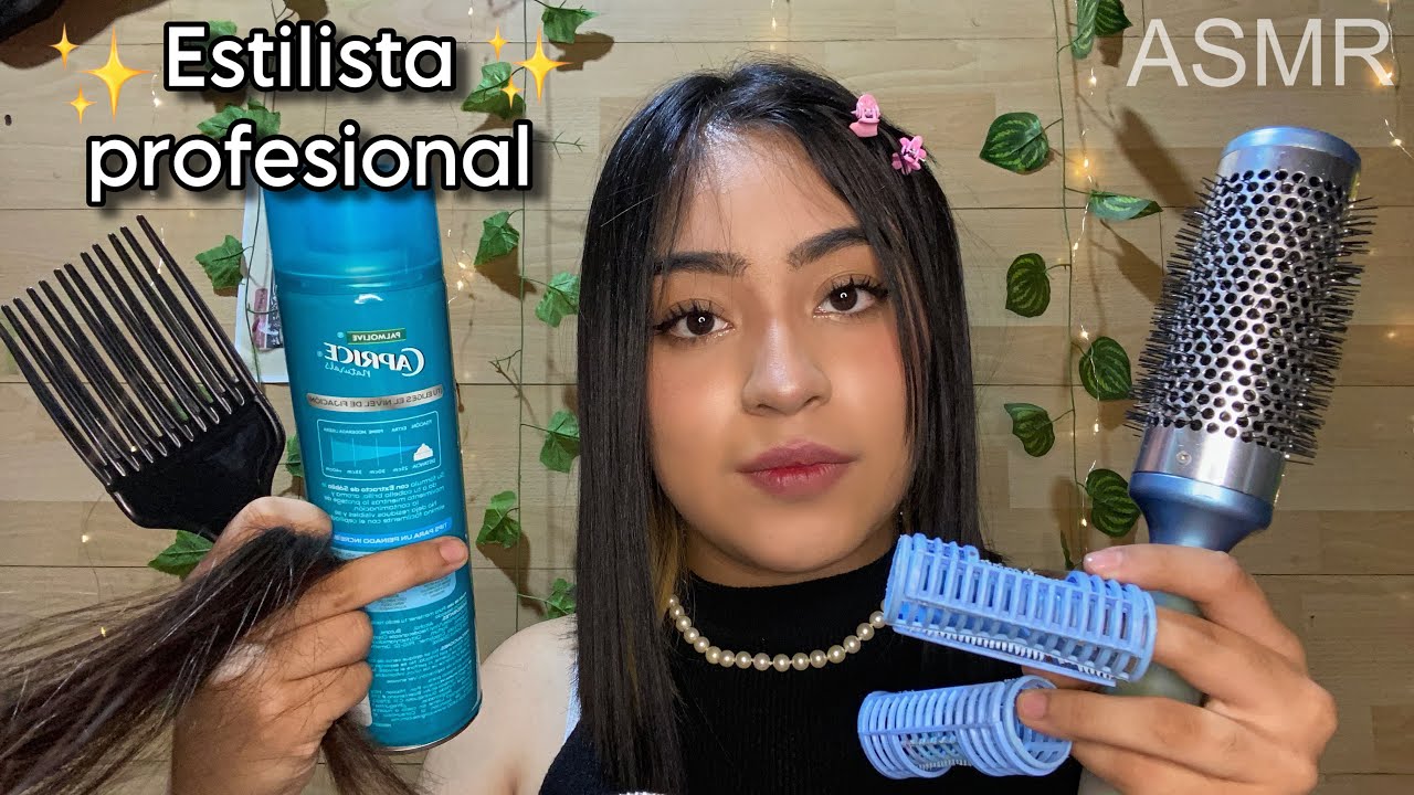 ASMR te peino para un evento importante 💇🏻‍♀️