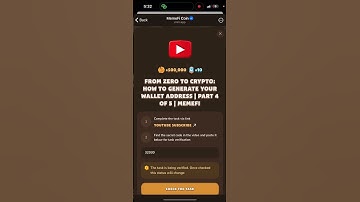 FROM ZERO TO CRYPTO: HOW TO GENERATE YOUR WALLET ADDRESS | PART 4 OF 5 | MEMEFI New Video Code
