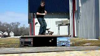 tre flip off ledge!