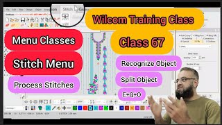 Wilcom Training Class || Menu Class || Class 67 || Stitch Menu