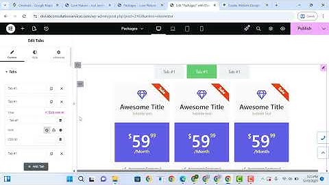 How to use multi column layout or add containers inside elementor tabs in wordpress