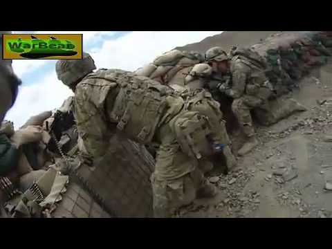 U.S Soldiers receive heavy effective fire *Helmet Cam*
