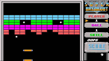 ATARI ST SUPER BREAKOUT OTHER 4GAMESN1 BREAK OUT CAVITY PROGRESSIVE& DOUBLE AutomationMenu8WASNOTWAS