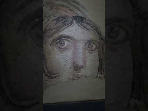 في متحف الفسيفساء في غازي عينتاب ستدهشك هذه اللوحة تركيا  غازي عينتاب