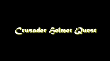 [Tibia] Crusader Helmet Quest