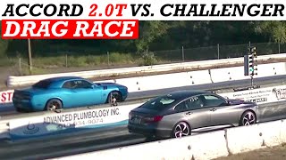 2020 Honda Accord 2.0T vs. 2019 Dodge Challenger R\/T 5.7