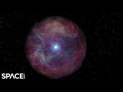 Watch a red supergiant star go supernova in this stunning animation