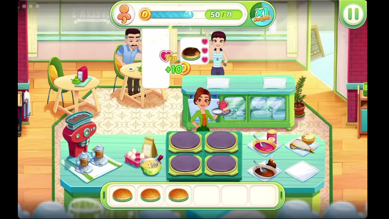 Delicious World Cooking Game - SEASON 1 - Episode 1 Level 2.2 - FULL STORY - CaroGamesNL