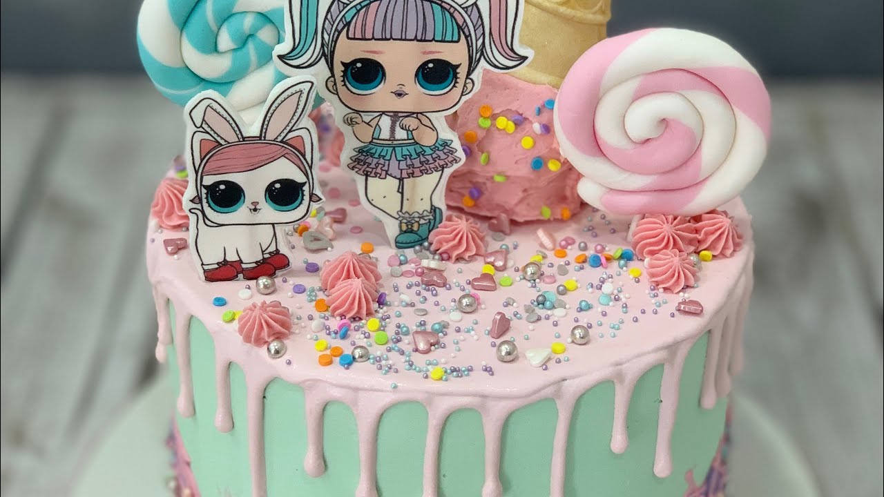 LOL Surprise Drip Cake - YouTube