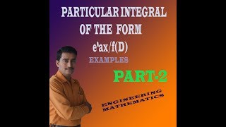 PARTICULAR INTEGRAL TYPE-1 (PART-2) || 15MAT21 (PART-6) || 15MATDIP41 (PART-20)