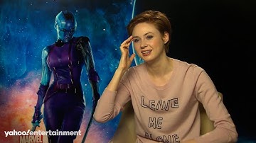 Karen Gillan explains what happened to her shaved hair