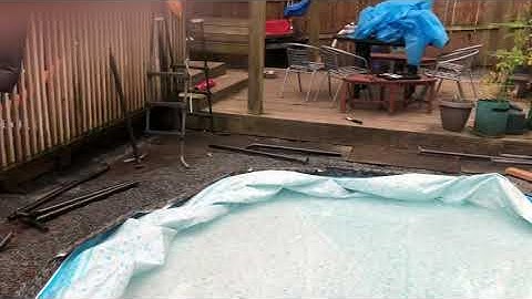 Frame pin removal Summer Waves pool