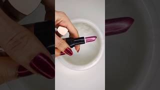 Smashing Purple💜Glitter Lipstick 💄! #satisfying #makeupslime #lipstick #viral #shortvideo #shorts