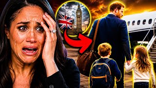Meghan PANICS as Harry Plans to Take Archie & Lilibet to the UK Without Her
