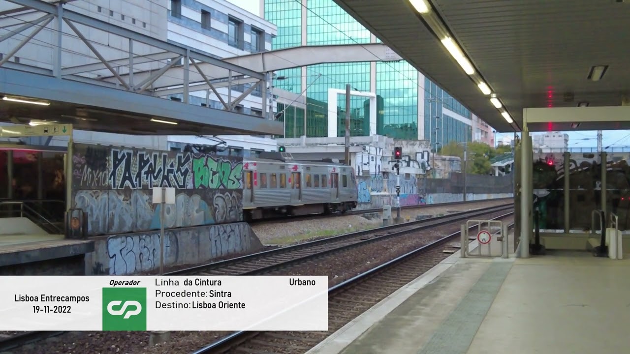 ⁴ᴷ⁶⁰ CP e Fertagus em Entrecampos