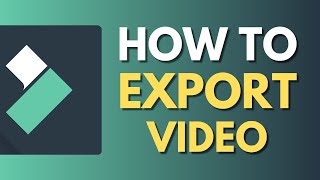 How To Export Video in Filmora | Render Video Easy | Wondershare Filmora Tutorial