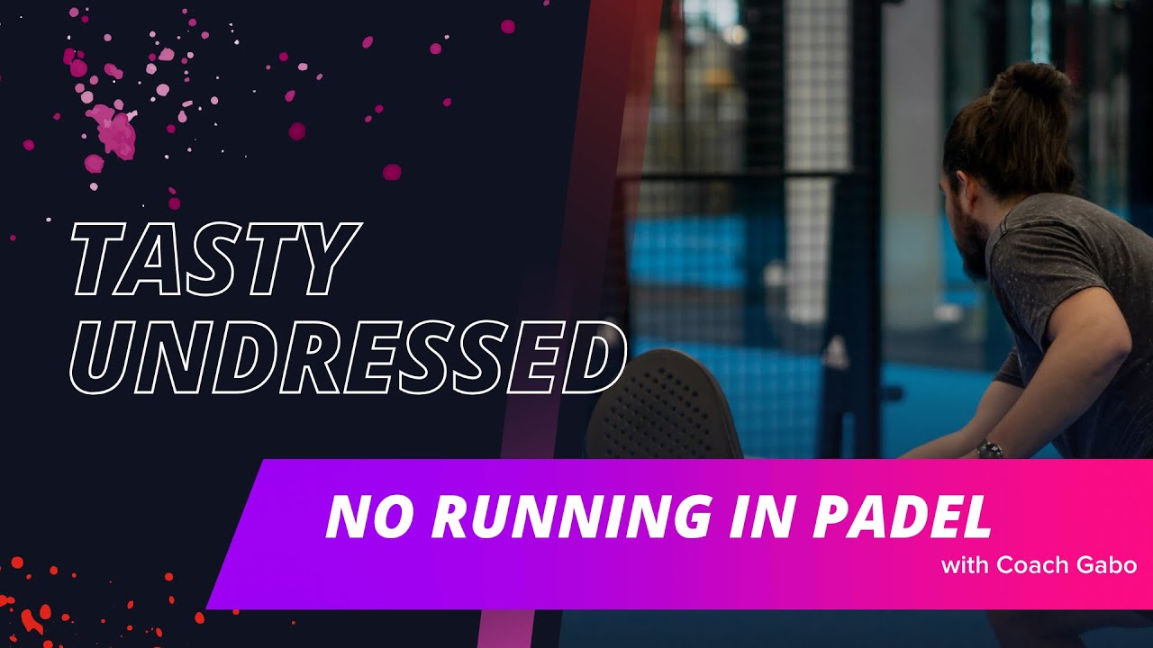 Prioritise small steps and balance over running in Padel.