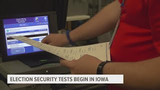 Iowa officials begin testing on Scott County voting equipment