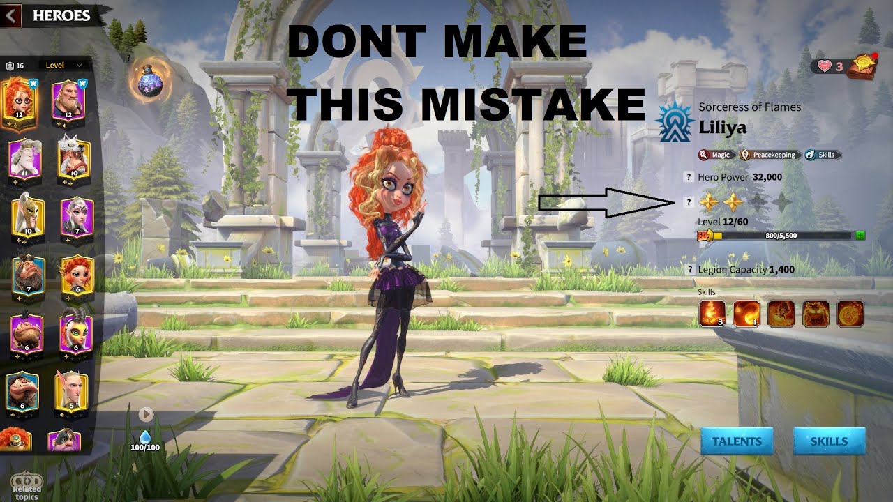 DONT MAKE THIS MISTAKE! | Heroes | Call of Dragons