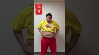 【TikTok100万再生】120Kgデブのマジカルなリアクション