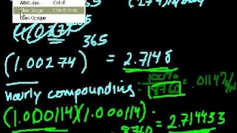 03   Continuous compounding and e   04   Compound interest and e part 2