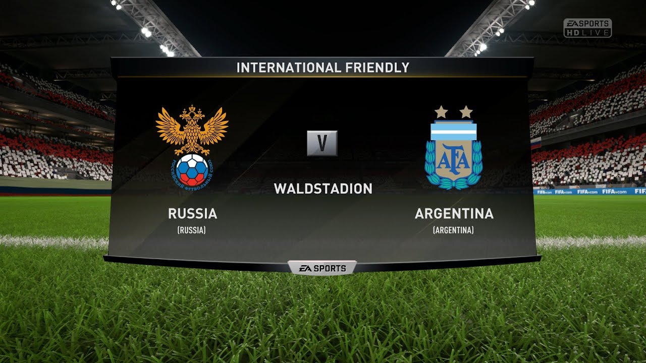 FIFA 18 ⚽ | RUSSIA VS ARGENTINA - FULL GAMEPLAY | PS4 | 1080p60 | MARIUS GATEA