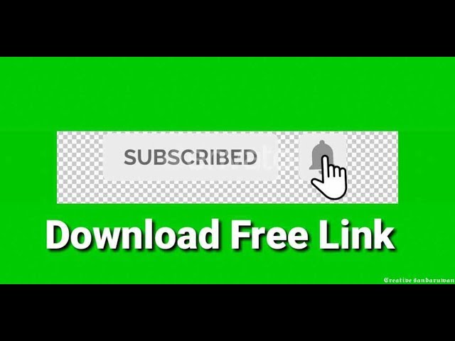 SUBSCRIBE Button And Bell Animation With Mouse Click Sound Effect || Free Download link class=