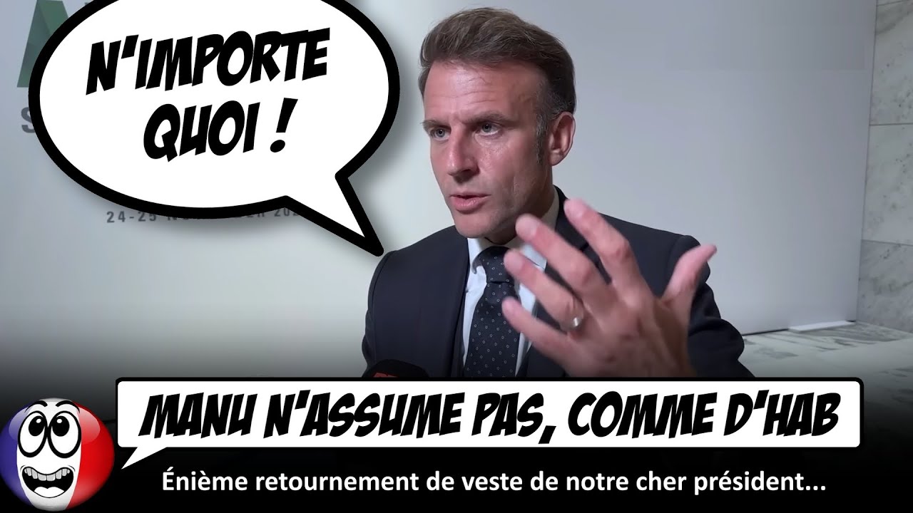 ⁣Macron se DÉGONFLE comme une baudruche...
