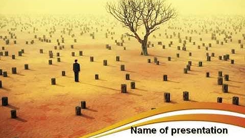 Appearance of Desert PowerPoint Template by PoweredTemplate.com