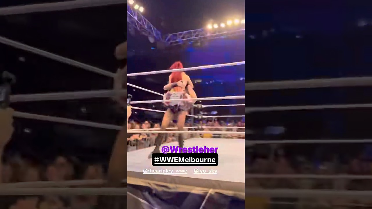 Australia Can’t Handle Rhea Ripley, Iyo Sky & Stephanie Vaquer! 🇦🇺💥 WWE Women Steal the Show!